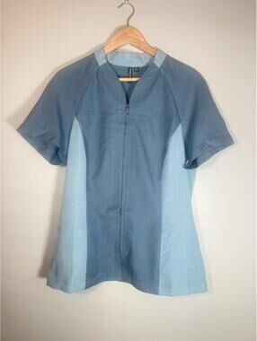 Cintas Design Collective Zip Up Work Tunic Women's Size Small New
